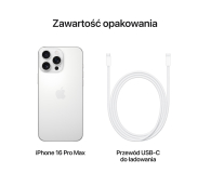 APPLE iPhone 16 Pro Max 256GB Tytan Biały - 1277983 - zdjęcie 9